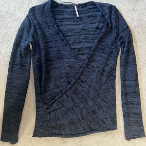 Free People cross breast top size XS